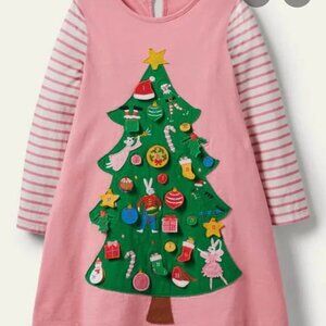 NWOT Mini Boden Advent Calendar Dress Pink Calendar 6-7